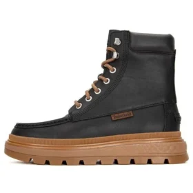 Ray City Moc Toe Chukka-laarzen “Zwart regeneratief leer”