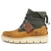 Raywood 6-Inch EK+ waterdichte laarzen met brede pasvorm “Tarwe Nubuck with Green”