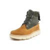 Raywood 6-Inch EK+ waterdichte laarzen met brede pasvorm “Tarwe Nubuck with Green”