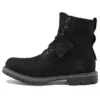 ReBOTL 6-Inch Boot met brede pasvorm “Zwart nubuck”