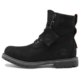 ReBOTL 6-Inch Boot met brede pasvorm “Zwart nubuck”