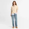 Rechte denim broek voor dames