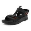 Ripcord sandalen met dubbele band “Zwart”