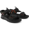 Ripcord sandalen met dubbele band “Zwart”