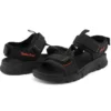 Ripcord sandalen met dubbele band “Zwart”