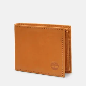 Rode Bank Icon-pasjesportemonnees voor heren in tarwekleur
