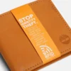 Rode Bank Icon-pasjesportemonnees voor heren in tarwekleur