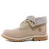 Roll Top Laarzen Basic “Beige met lichtgrijs”