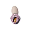 Roll Top Laarzen Basic “Lichtroze met geruite print”