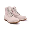 Roll Top Wide Fit Laarzen Basic “Pale Pink with Plaid Print”