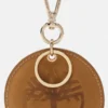 Ronde, dubbelzijdige leren sleutelhanger Ronde, dubbelzijdige leren sleutelhanger