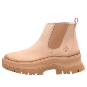 Roxie Lane Chelsea-laarzen “Lichtbeige nubuck”