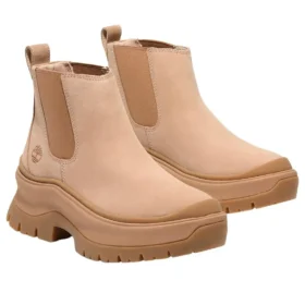 Roxie Lane Chelsea-laarzen “Lichtbeige nubuck”