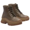Roxie Lane Mid Veterschoen “Medium Bruin Full Grain”