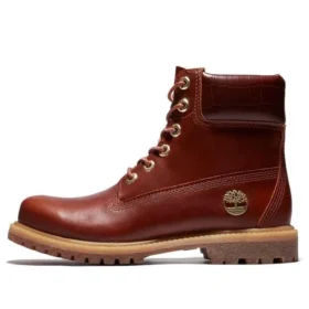 Safari Crocodile 6-Inch Boot “Roodbruin”