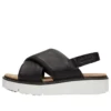 Safari Dawn-sandalen met achterriempje “Zwart Full Grain”