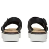 Safari Dawn-sandalen met achterriempje “Zwart Full Grain”