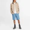 Squam Lake superlichte stretchkorte broek “Blue”