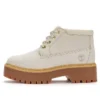 Stone Street Mid Veterschoenen Waterdichte Laarzen “White Nubuck”