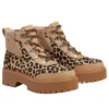 Stone Street platformlaarzen “Leopard Print”