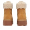 Stone Street warm gevoerde waterdichte laars “Tarwe Nubuck”