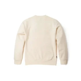 Sweatshirt met logo en ronde hals “Wit”