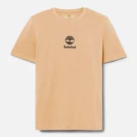 T-shirt met korte mouwen en gestapeld logo