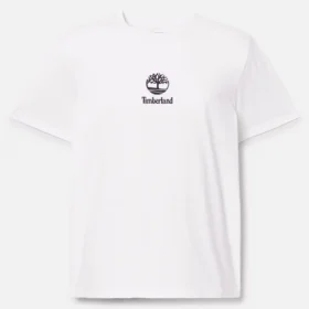 T-shirt met korte mouwen en gestapeld logo