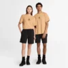 T-shirt met korte mouwen en gestapeld logo