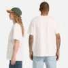 T-shirt met korte mouwen en gestapeld logo