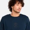 T-shirt met korte mouwen en gestapeld logo