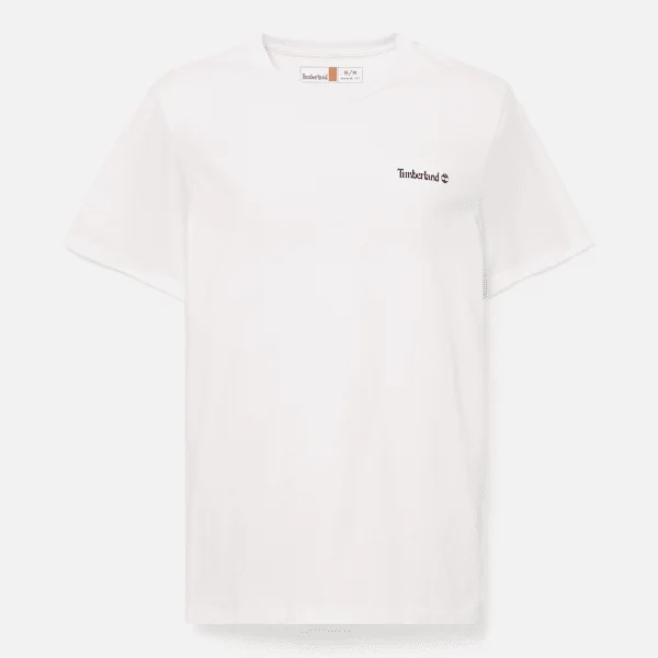 T-shirt met logo voor- en achterkant T-shirt met logo voor- en achterkant