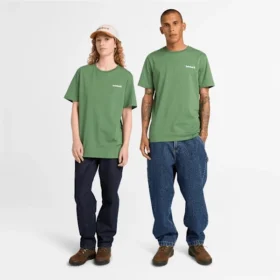 T-shirt met logo voor- en achterkant