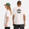 T-shirt met logo voor- en achterkant T-shirt met logo voor- en achterkant