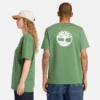 T-shirt met logo voor- en achterkant T-shirt met logo voor- en achterkant