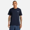 T-shirt met logo voor- en achterkant T-shirt met logo voor- en achterkant