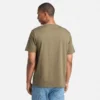 T-shirt met vierkant gestapeld logo en korte mouwen