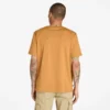 T-shirt met vierkant gestapeld logo en korte mouwen