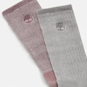 Timberland® 2-pack Kittery volledig gevoerde enkelsokken voor dames
