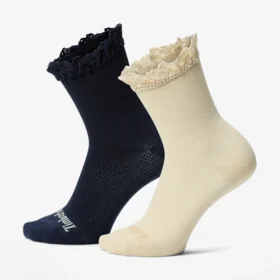 Timberland® 2-pack Ruffle lage sokken voor dames