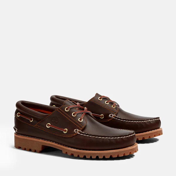 Timberland® Authentic 3-Eye Lug handgestikte bootschoen voor heren Timberland® Authentic 3-Eye Lug handgestikte bootschoen voor heren