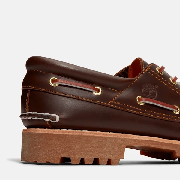 Timberland® Authentic 3-Eye Lug handgestikte bootschoen voor heren Timberland® Authentic 3-Eye Lug handgestikte bootschoen voor heren