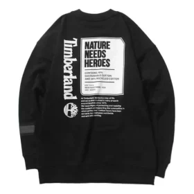 Timberland Back met groot logo, sportief, zwart