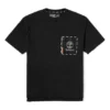 Timberland Casual losvallend T-shirt met ronde hals en korte mouwen, zwart