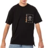 Timberland Casual losvallend T-shirt met ronde hals en korte mouwen, zwart