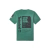 Timberland Casual Ronde Hals met Print Korte Mouwen Donkergroen