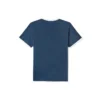 Timberland Casual T-shirt met ronde hals en print, korte mouwen, blauw