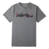 Timberland Casual T-shirt met ronde hals en print, korte mouwen, grijs