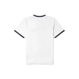 Timberland Casual T-shirt met ronde hals en print, korte mouwen, wit
