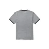 Timberland Colorblock kraag met logo print, korte mouwen, grijs